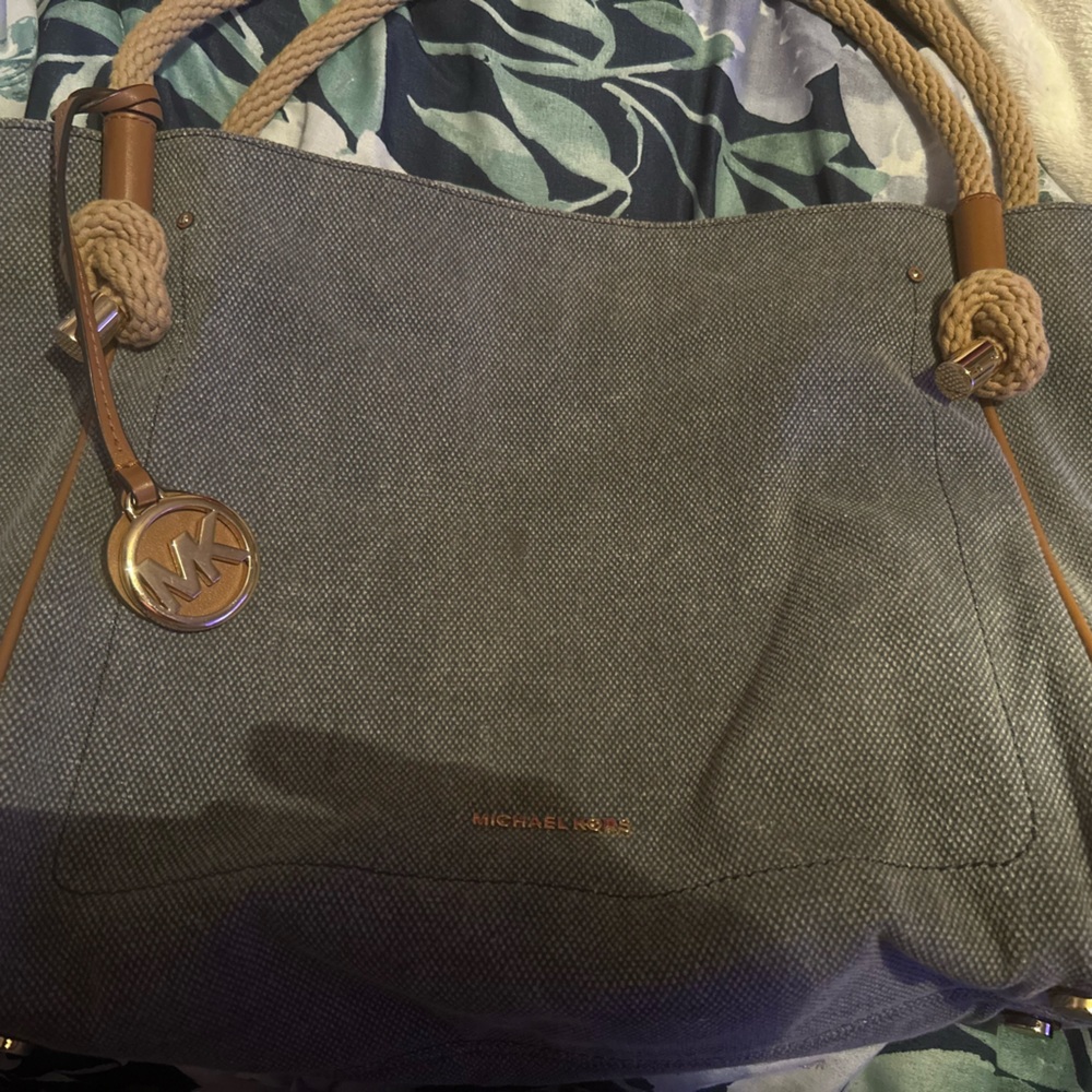Michael Kors Textured Gray Tote